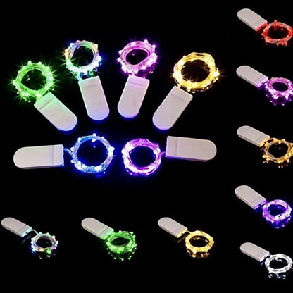 1m-5m LED Copper Wire Fairy Lights Battery Wedding Party