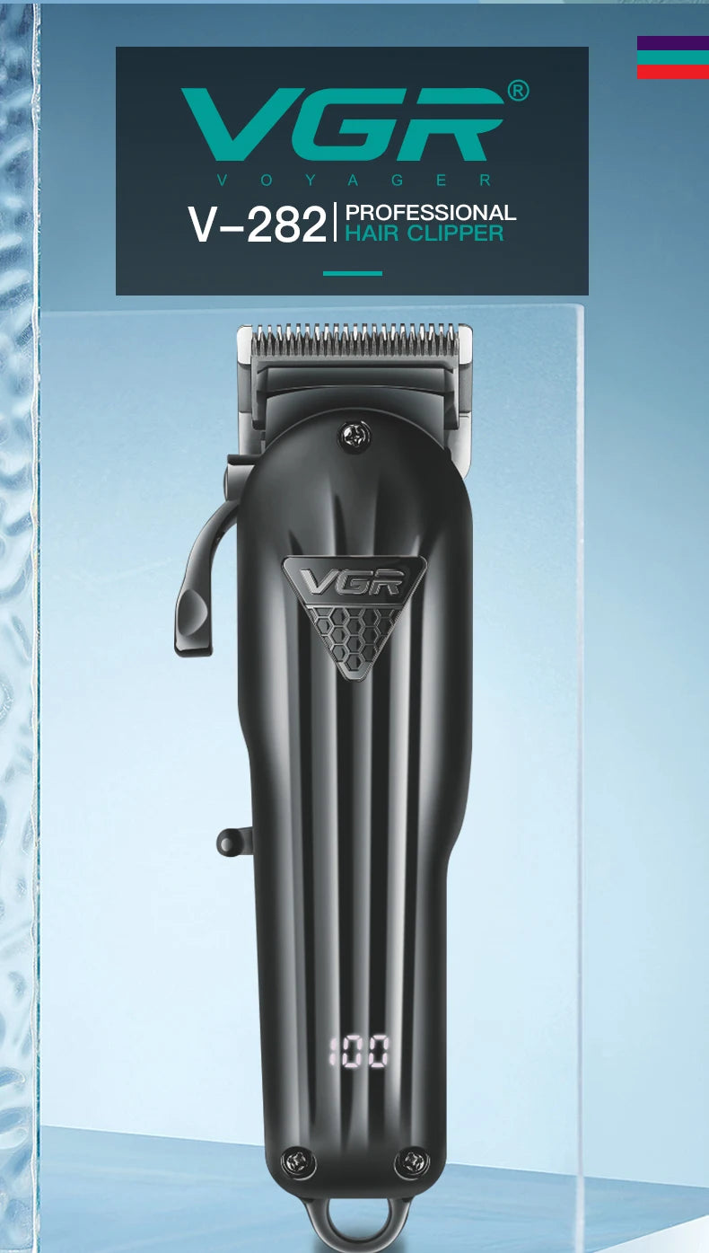 VGR Hair Clipper Professional Adjustable Cordless