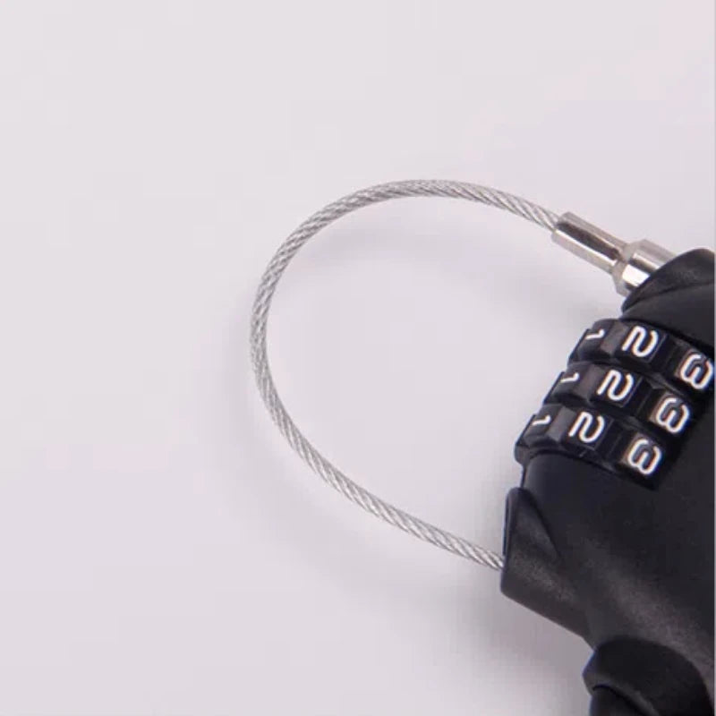 Motorcycle Helmet Lock Telescopic Wire Rope Padlock