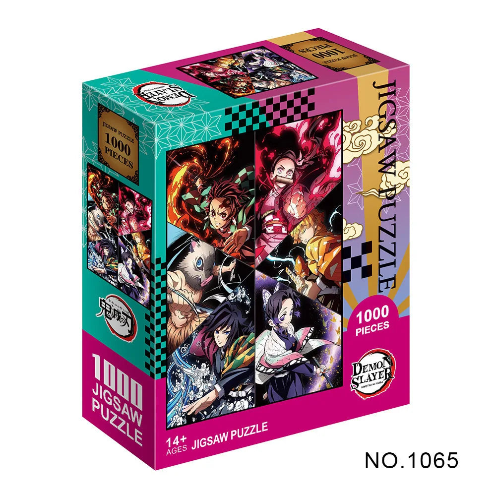 Demon Slayer 500/1000 Piece Jigsaw Puzzle Anime Educational Toy