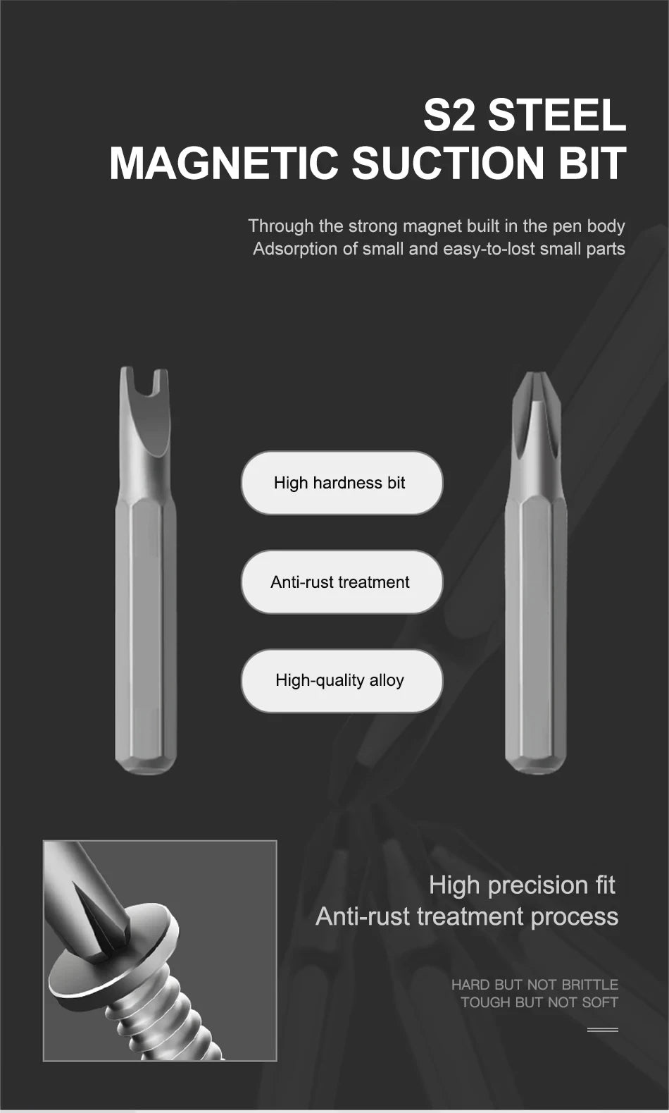 63-in-1 Magnetic Precision Screwdriver Set