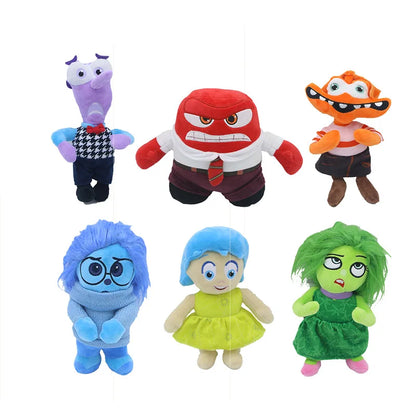 Inside Out 2 Plush Joy Fear Anger Sadness Doll Toy