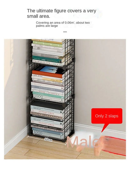 Floating Bookshelf Bookcase Home Storage Desk Organization