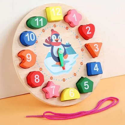 Montessori Wooden Baby Toys Educational Development Puzzle Gift