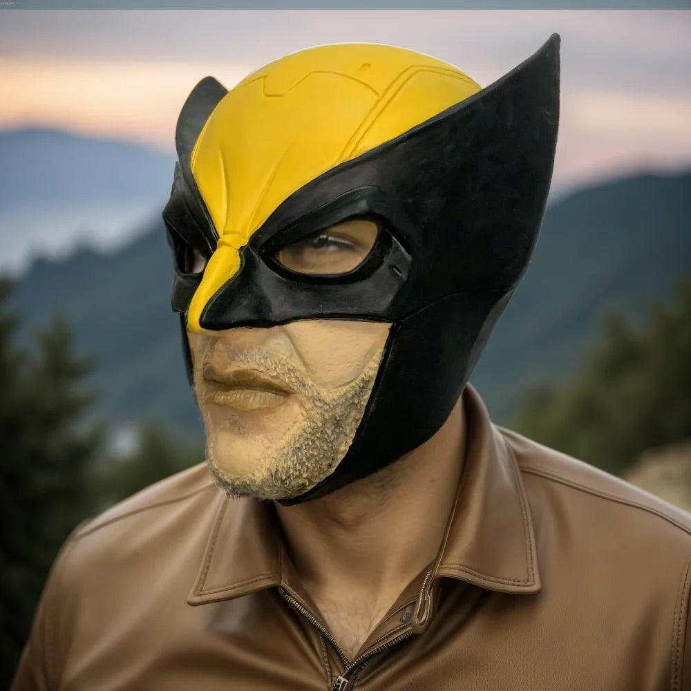 King Kong Wolverine Latex Mask Halloween Cosplay Prop