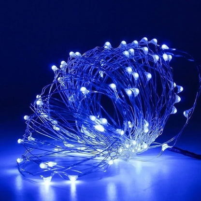 1m-5m LED Copper Wire Fairy Lights Battery Wedding Party