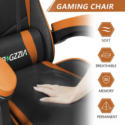 Gaming Chair Ergonomic PU Leather Office Racing Chair