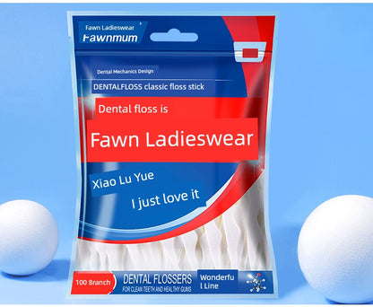 FAWN MUM Portable Single Floss Dental Care