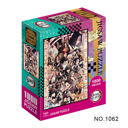 Demon Slayer 500/1000 Piece Jigsaw Puzzle Anime Educational Toy