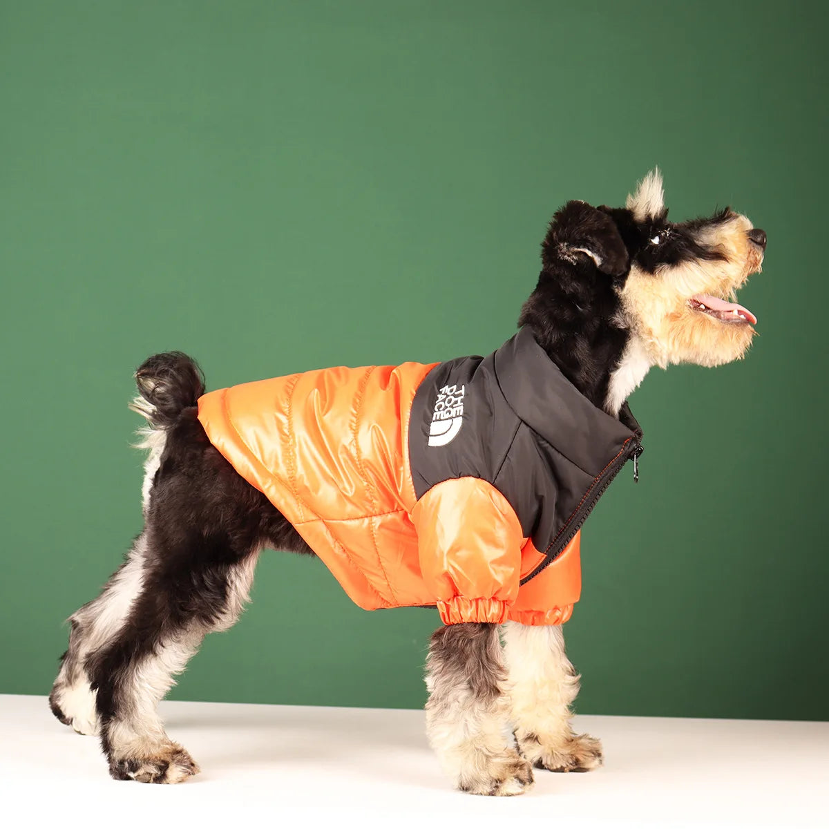 Large Winter Dog Jacket Reflective Windproof Bulldog Coat