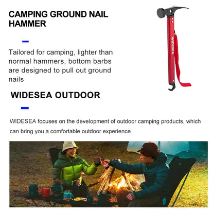 Widesea Camping Hammer Tent Peg Mallet Stake Puller