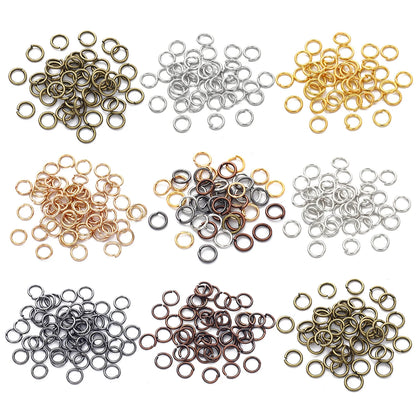 200pcs Jump Rings Connectors DIY Jewelry Making Supply