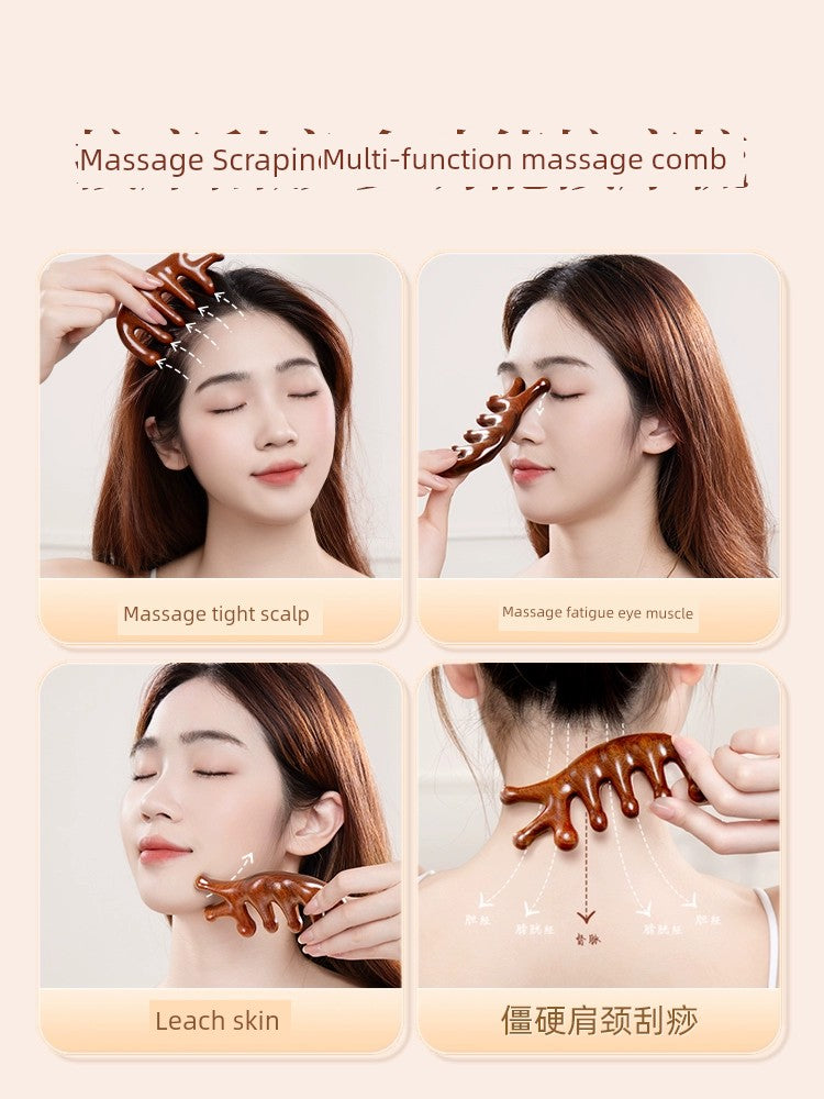 Meridian Hair Loss Gua Sha Massage Comb Tool