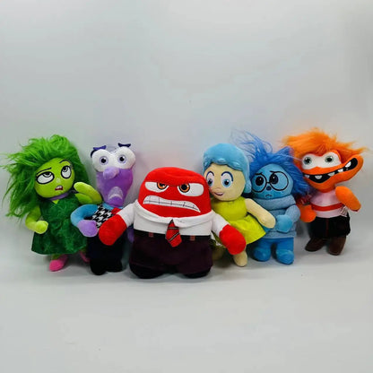 Inside Out 2 Plush Joy Fear Anger Sadness Doll Toy