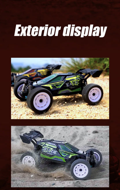 1:16 70KM/H 4WD RC Car LED Remote Control High Speed Monster Truck