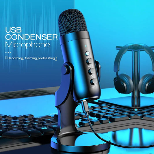 USB Condenser Mic PC Mac Gaming Podcasting