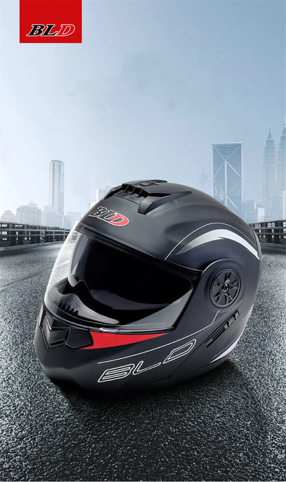 BLD Personalized Full Face Motorcycle Helmet Modular