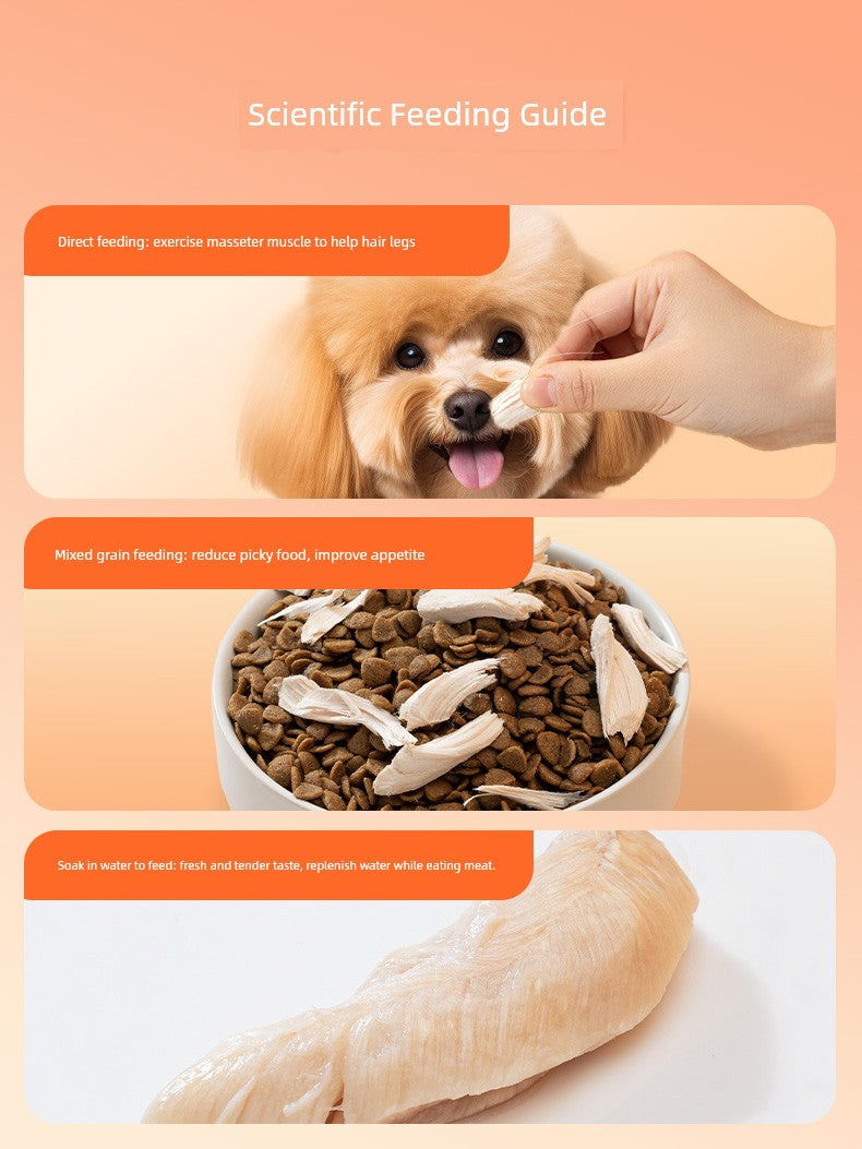 Small Dog Training Meat Strips Mixed Dog Food