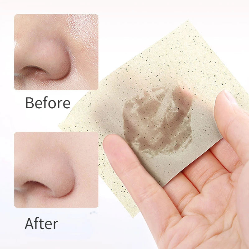 100pcs Facial Oil Absorbing Sheets Matte Face Blotting