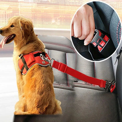 Adjustable Pet Car Seat Belt Dog Harness Safety Clip