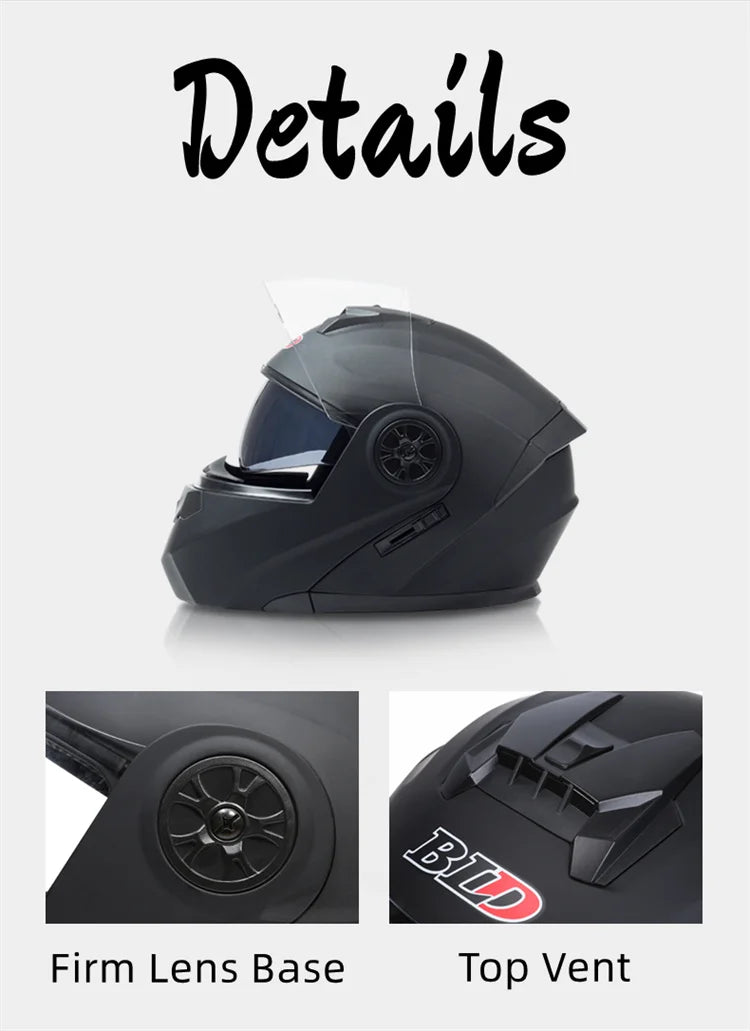 BLD Personalized Full Face Motorcycle Helmet Modular