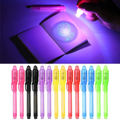 Invisible Ink UV Spy Pen Magic Marker Kids Party Favor