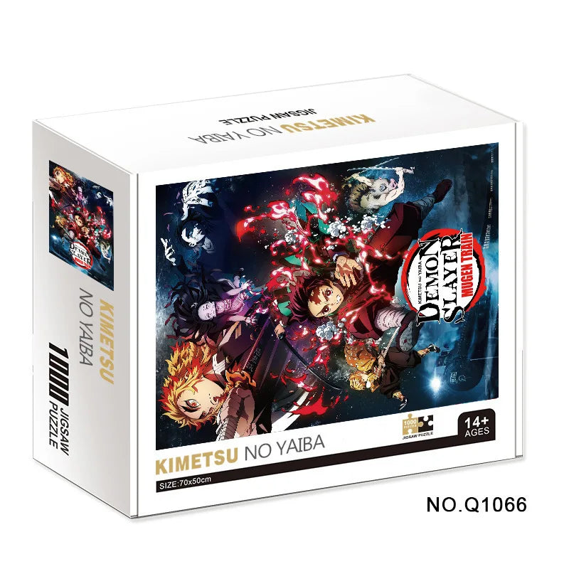 Demon Slayer 500/1000 Piece Jigsaw Puzzle Anime Educational Toy