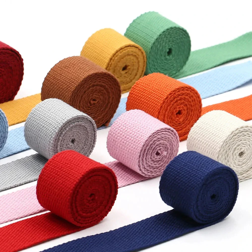 5M Cotton Webbing DIY Sewing Fabric Pet Rope Accessories