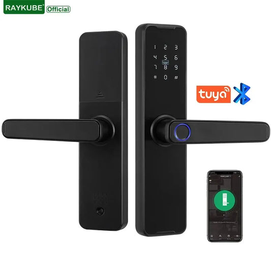 Tuya Bluetooth Intelligence Lock Biometric Fingerprint Smart Keyless Access Password IC Card Smartlife Support 8 Language K7pro+