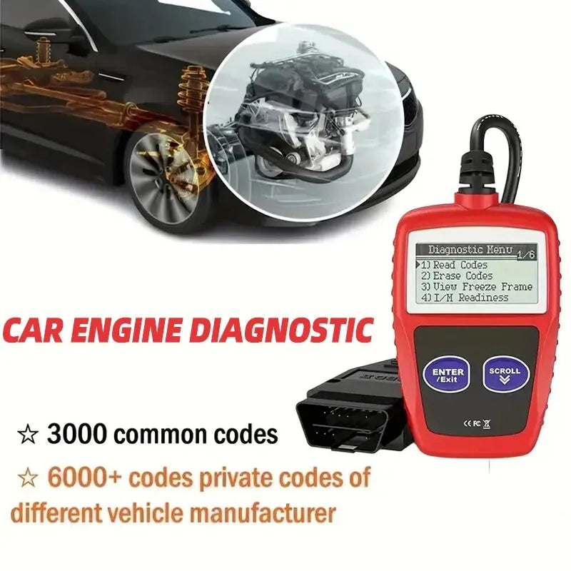 Car OBD2 Diagnostic Scanner Fault Code Reader