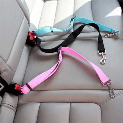 Adjustable Pet Car Seat Belt Dog Harness Safety Clip