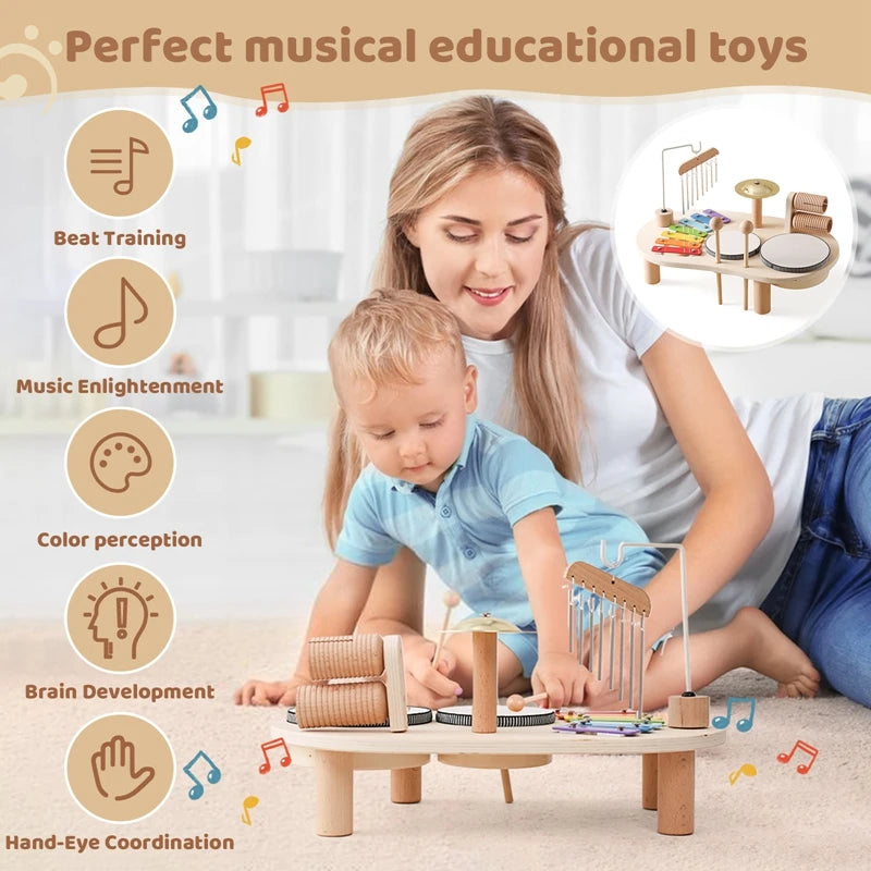 Wooden Montessori Bandstand Toy