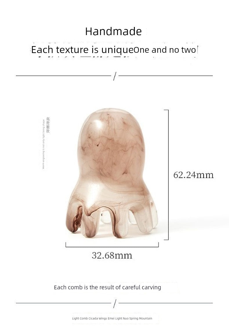 Octopus Head Meridian Wide Teeth Massage Comb Tool