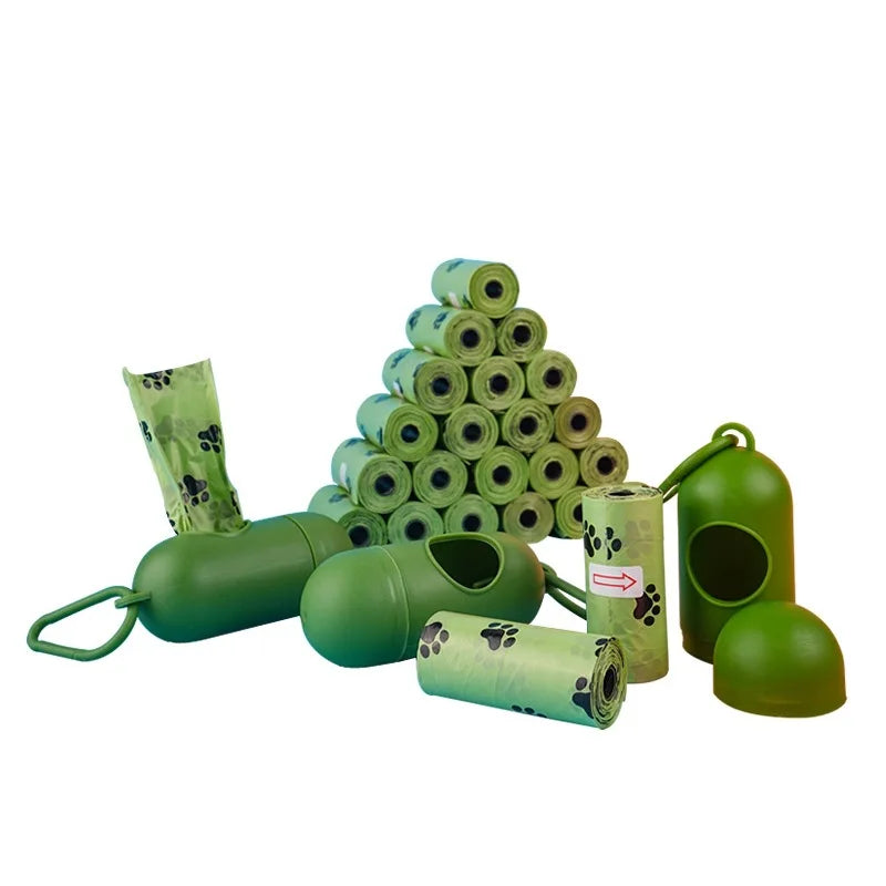 Biodegradable Dog Poop Bags Scented Waste Dispenser