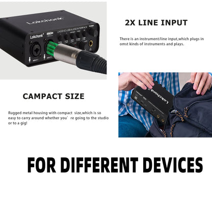 UX22 Audio Interface Sound Card