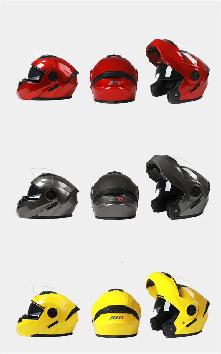 BLD Personalized Full Face Motorcycle Helmet Modular