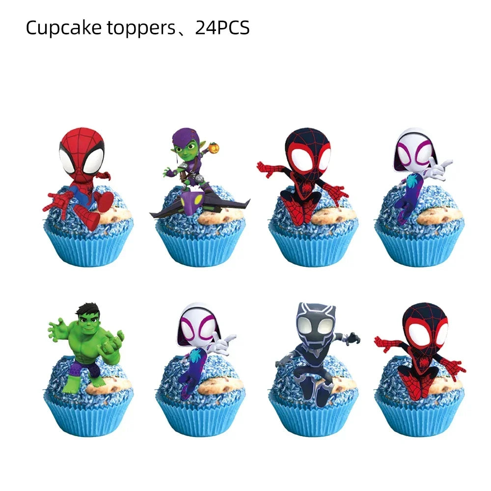 Marvel Birthday Party Disposable Tableware Spider-Man