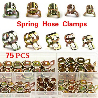 Fuel Spring Clamp Assortment (75 pcs)