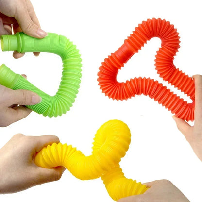 8 16 24 32Pcs Pop Tubes Sensory Toys Party Favors Kids