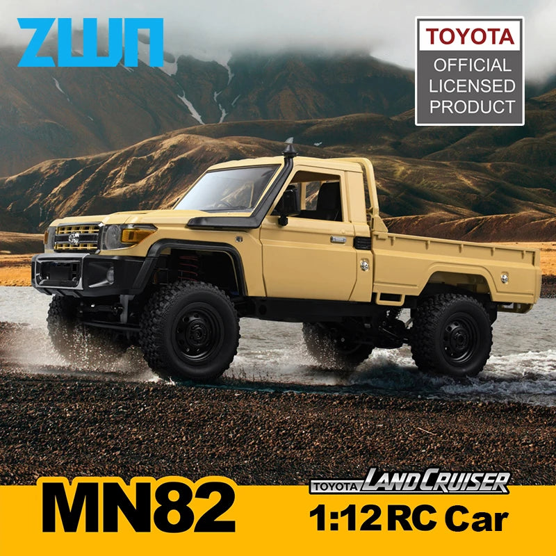 ZWN MN82 1:12 Retro RC Truck 4WD LED Pickup Model