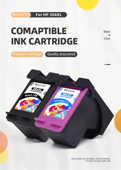 IBOQVZG 304XL Ink Cartridge For HP 304 Deskjet Envy