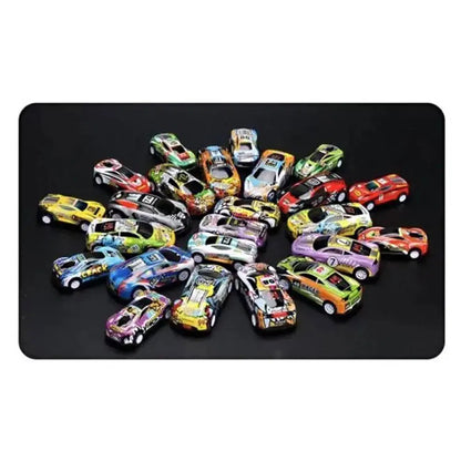 Mini Alloy Car Model Set with Storage Box Inertia Toy