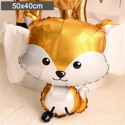 Animal-Themed Foil Balloons