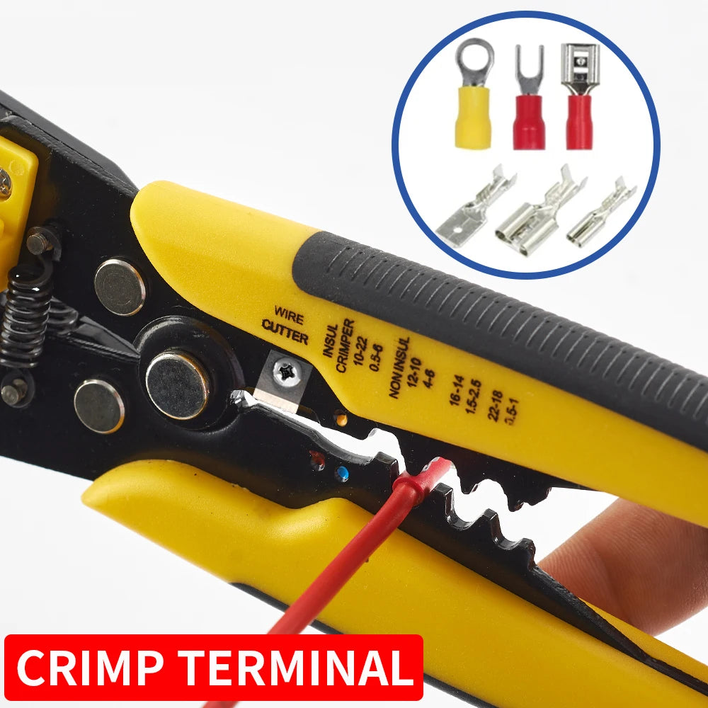 Crimper Cable Cutter Automatic Wire Stripper Multifunctional Pliers