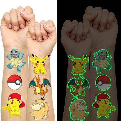 Pokemon Luminous Tattoos for Kids