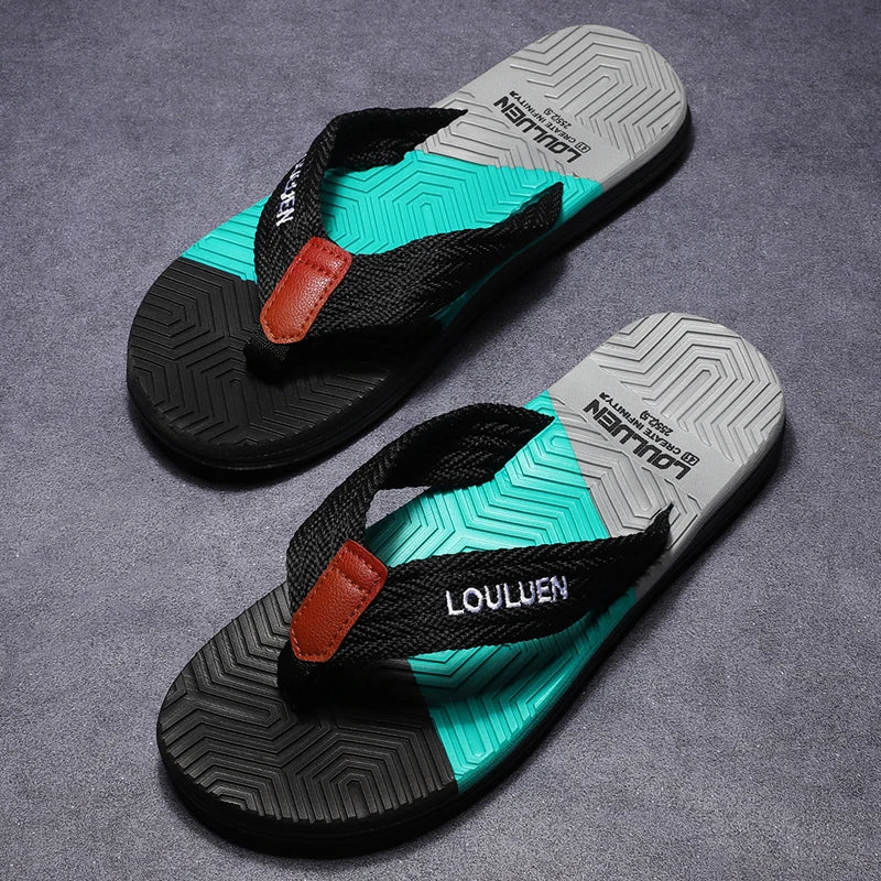 Unisex Fashion Beach Sandals Anti-Slip Thick Sole Flip Flops