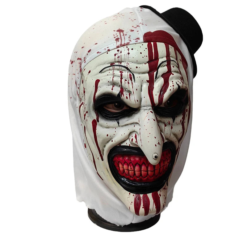 Scary Terrifier 3 Clown Latex Cosplay Mask Halloween Adult