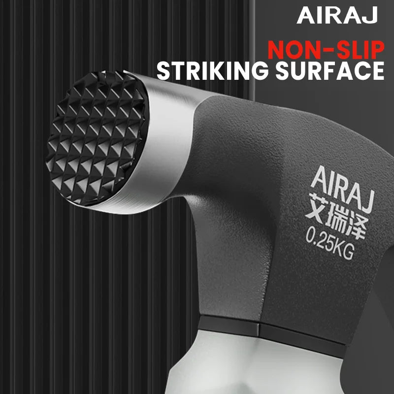 AIRAJ Mini Claw Hammer Anti-Slip Shockproof Handle