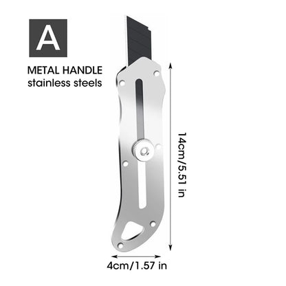 Industrial Utility Knife Replaceable High Carbon Steel Blade