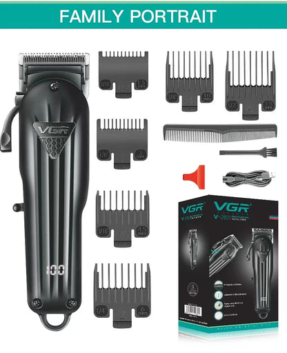 VGR Hair Clipper Professional Adjustable Cordless